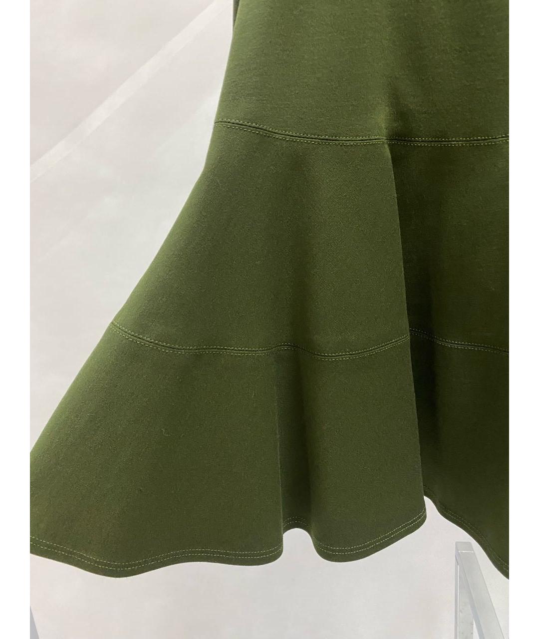 PLEIN SUD Зеленая юбка мини, фото 4