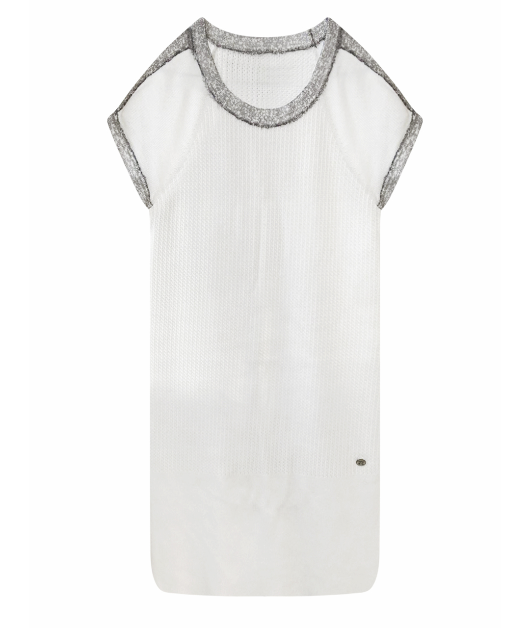 CHANEL PRE-OWNED Белое хлопковое платье, фото 1