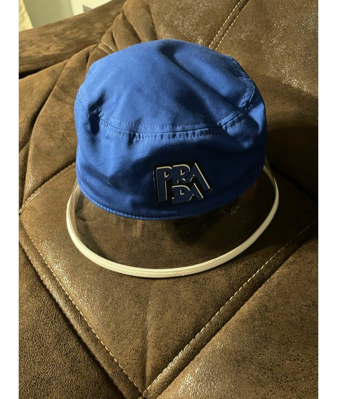 PRADA Синяя шляпа, фото 5