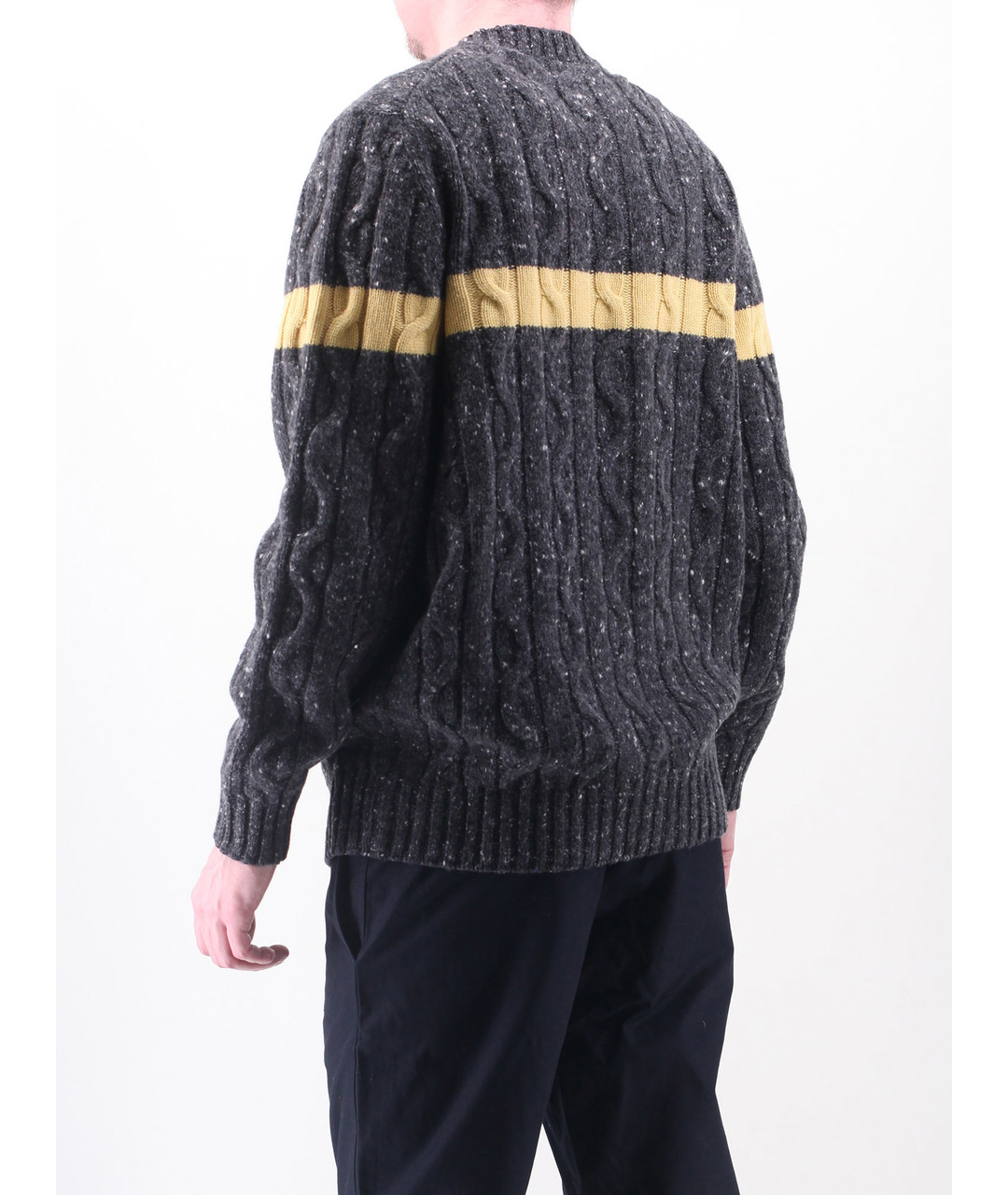 BRUNELLO CUCINELLI Серый шерстяной джемпер / свитер, фото 3