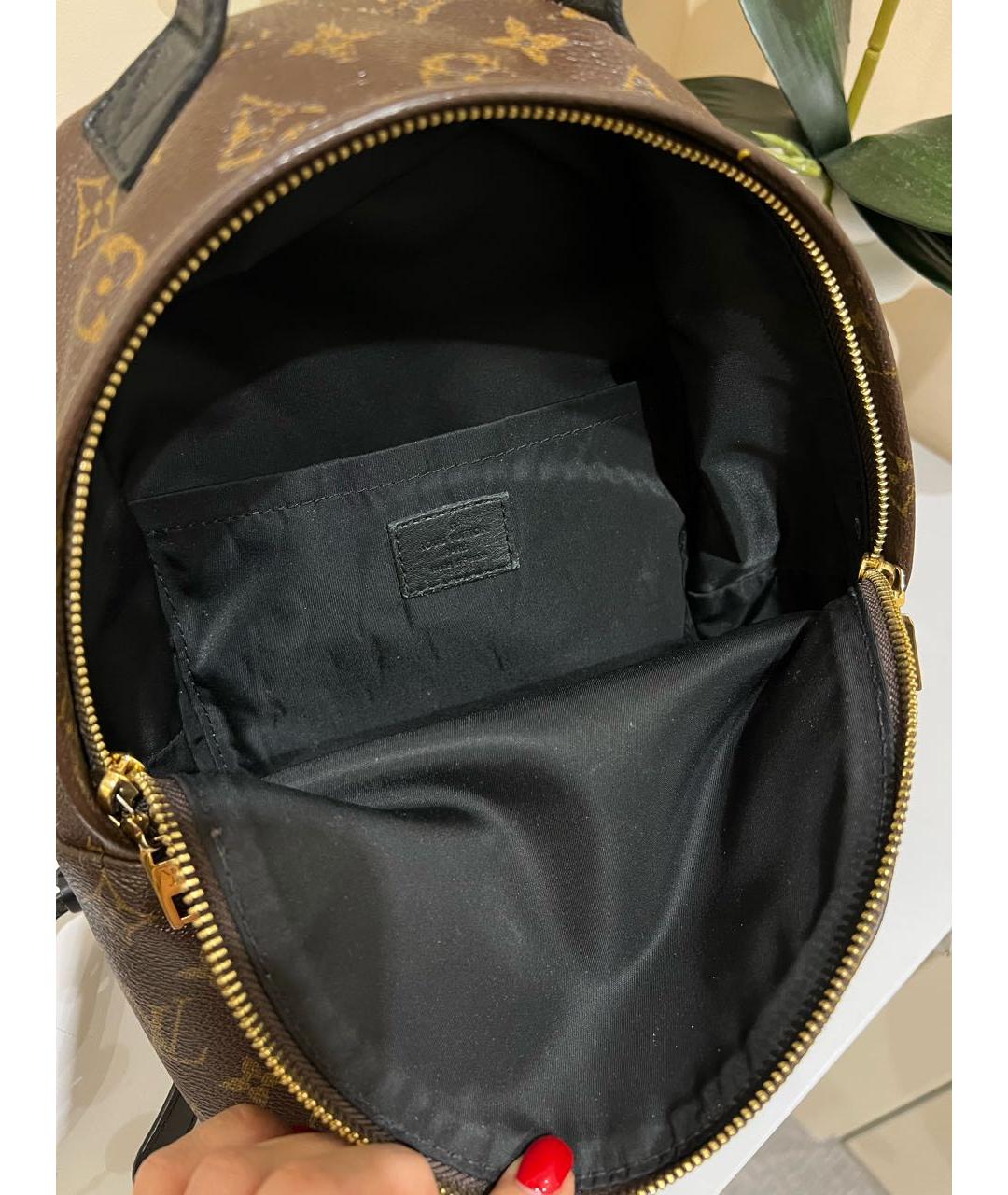 LOUIS VUITTON Коричневый рюкзак из искусственной кожи, фото 2