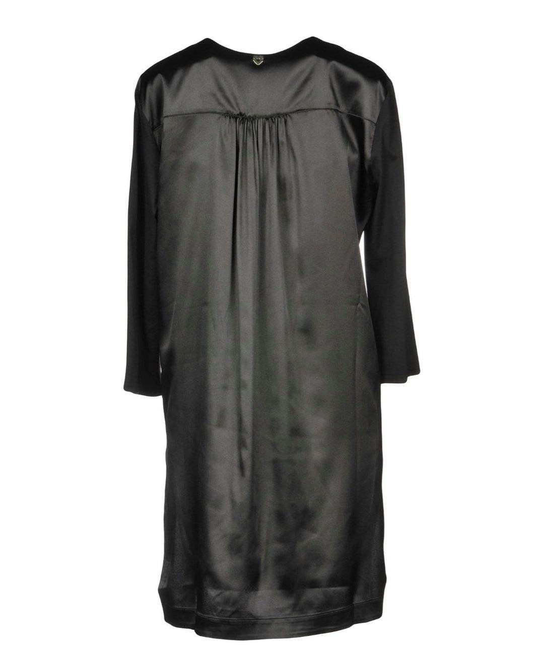 TWIN-SET Черное полиэстеровое платье, фото 2