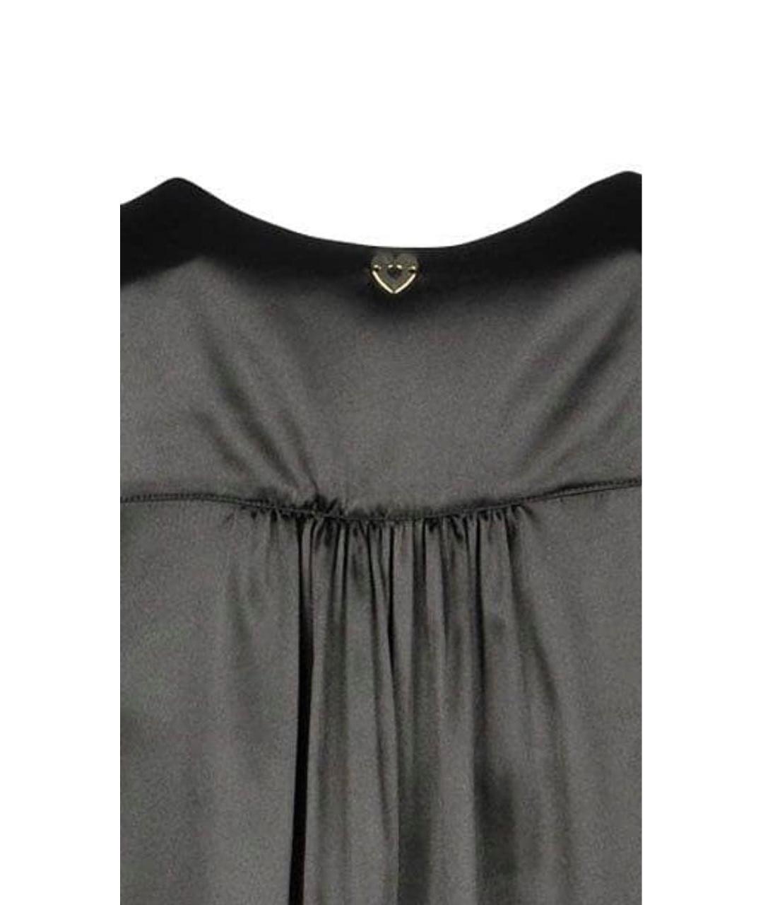 TWIN-SET Черное полиэстеровое платье, фото 3