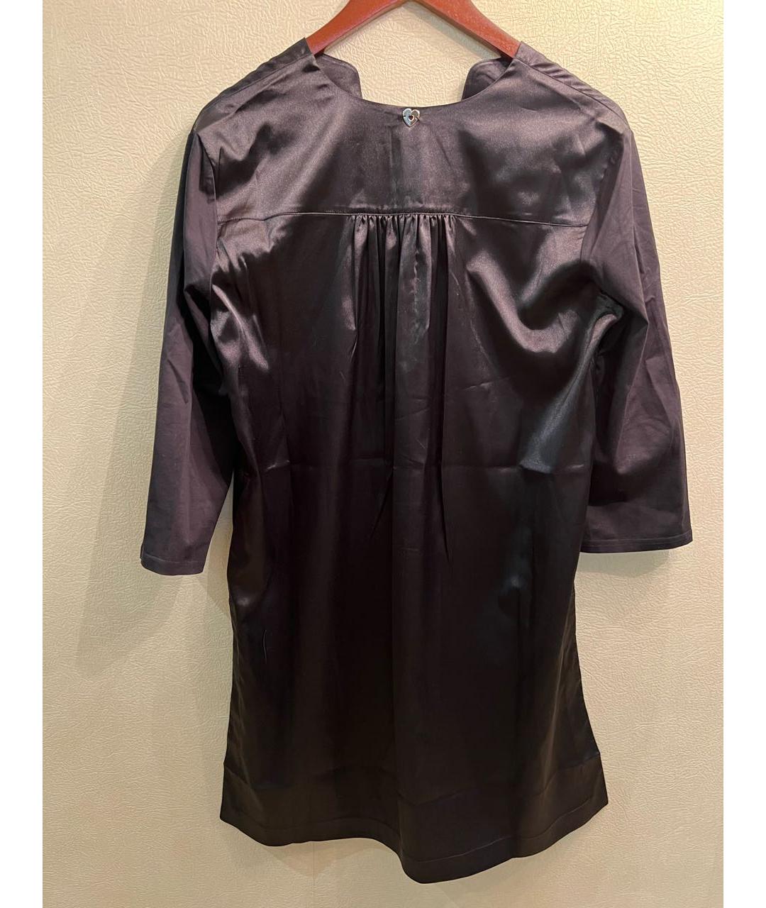 TWIN-SET Черное полиэстеровое платье, фото 6