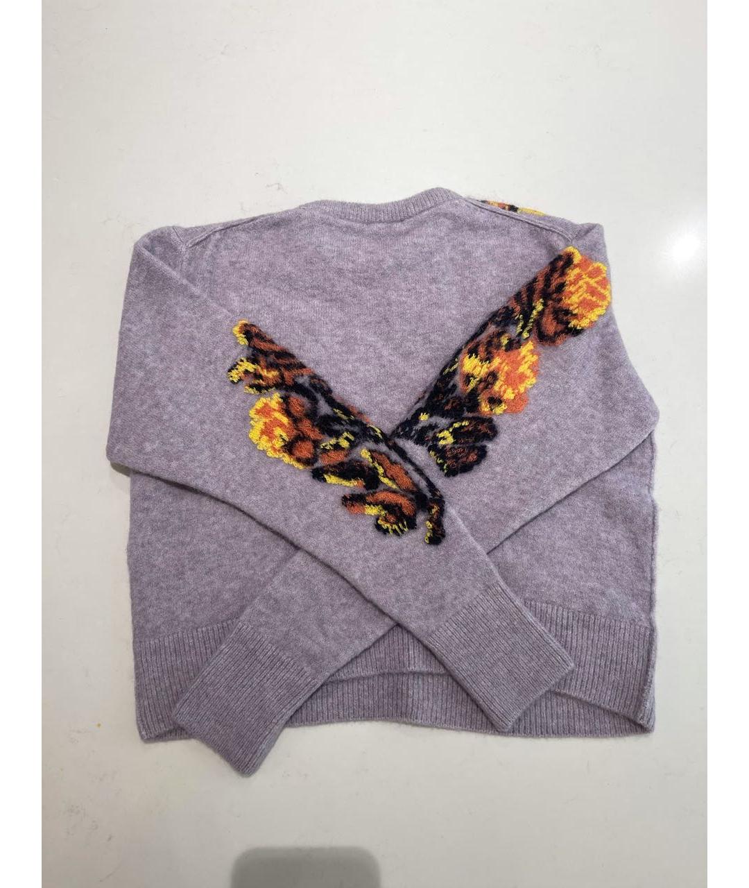 CHLOE Фиолетовый шерстяной джемпер / свитер, фото 2