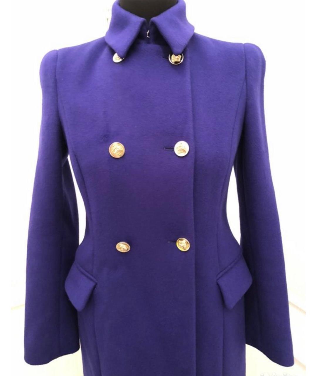 VERSACE Фиолетовое пальто, фото 3