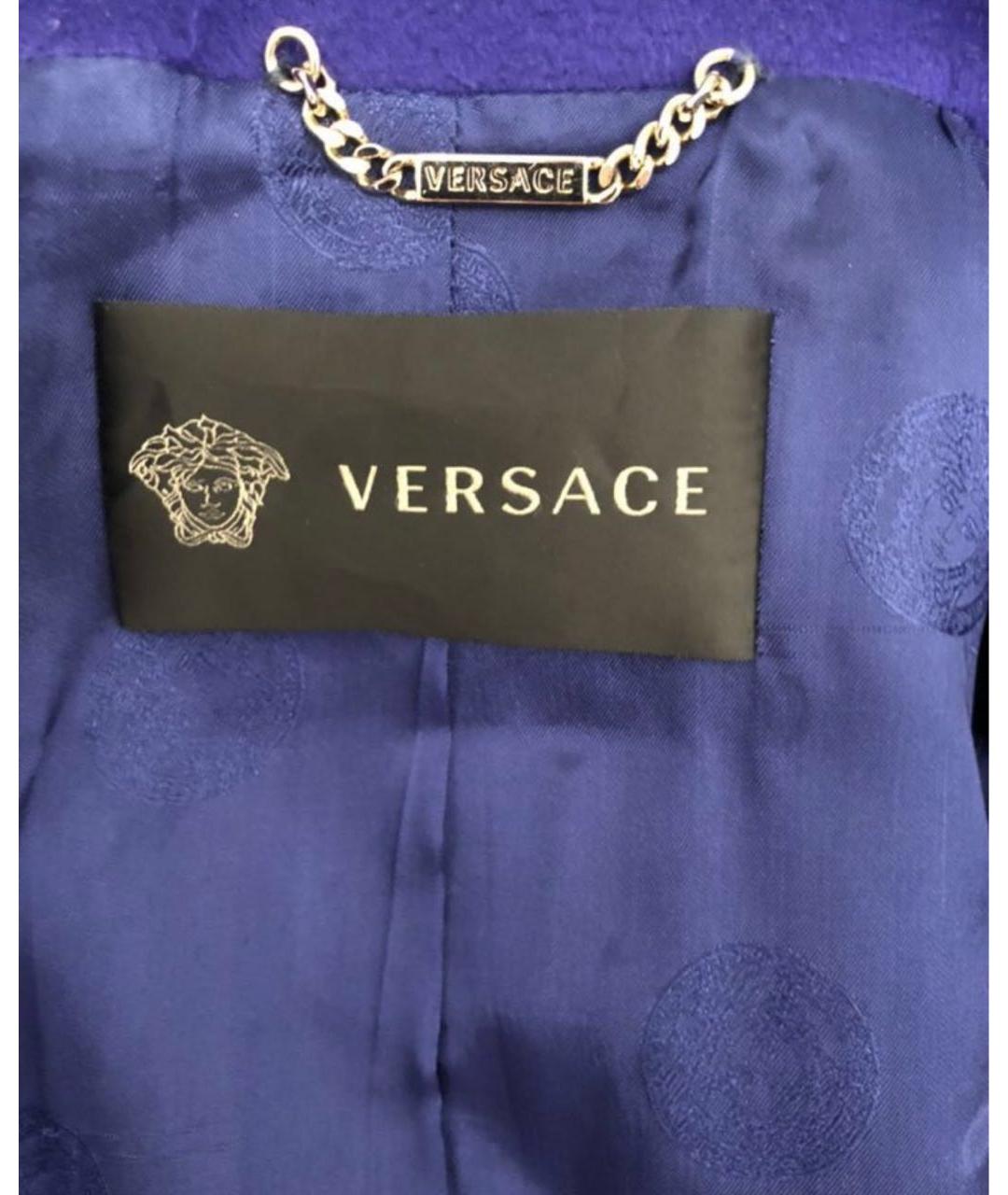 VERSACE Фиолетовое пальто, фото 4