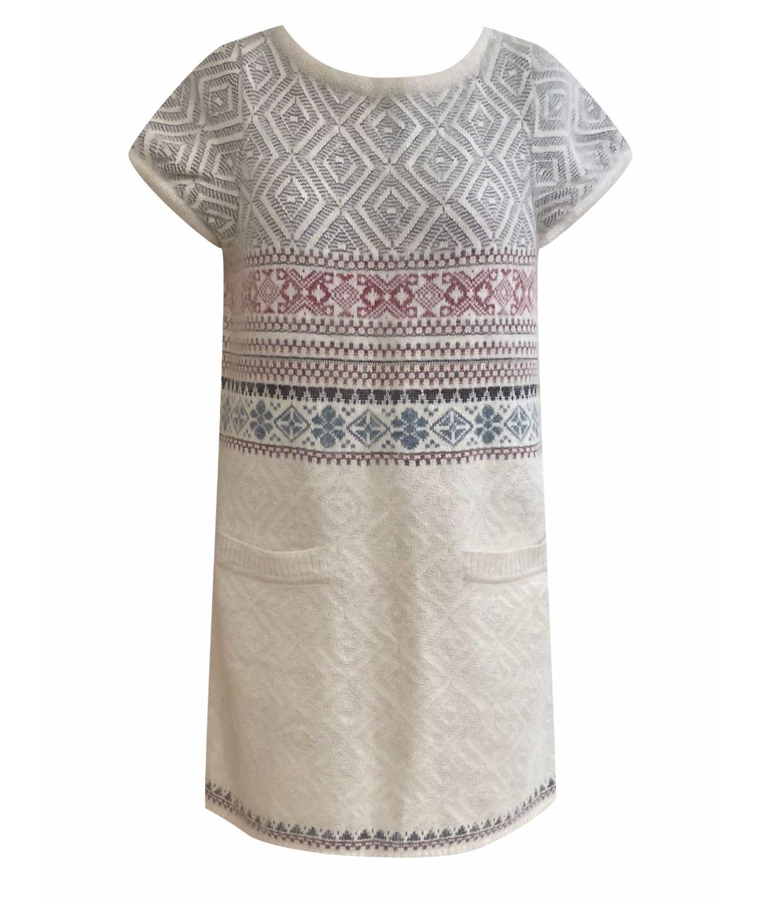 JOHN GALLIANO Белое кашемировое повседневное платье, фото 1