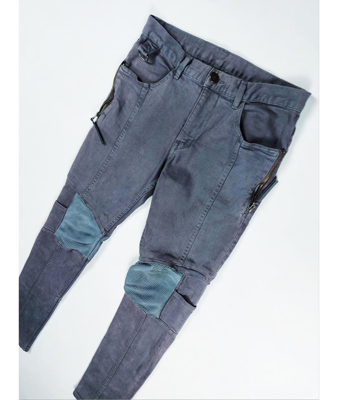 HELMUT LANG Серые джинсы, фото 3