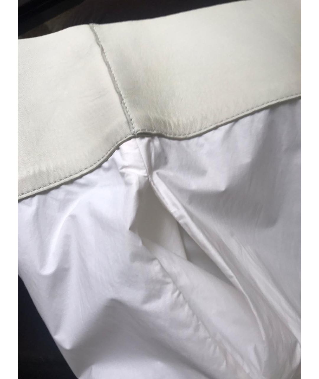 CELINE PRE-OWNED Белое хлопковое повседневное платье, фото 8