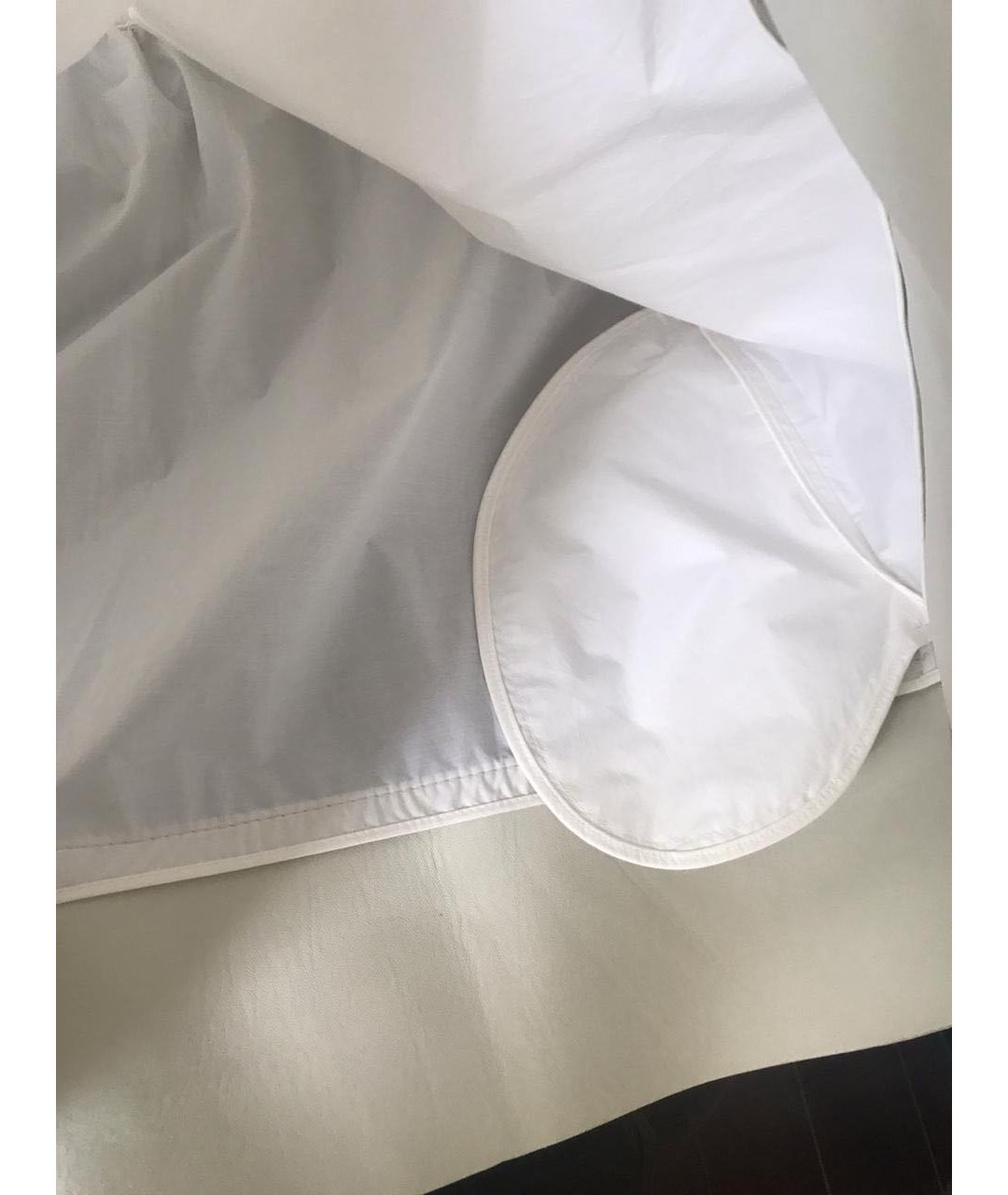 CELINE PRE-OWNED Белое хлопковое повседневное платье, фото 7