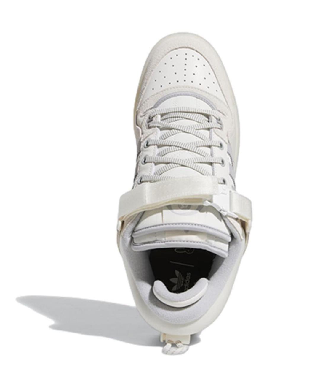 ADIDAS Белые кожаные кроссовки, фото 5