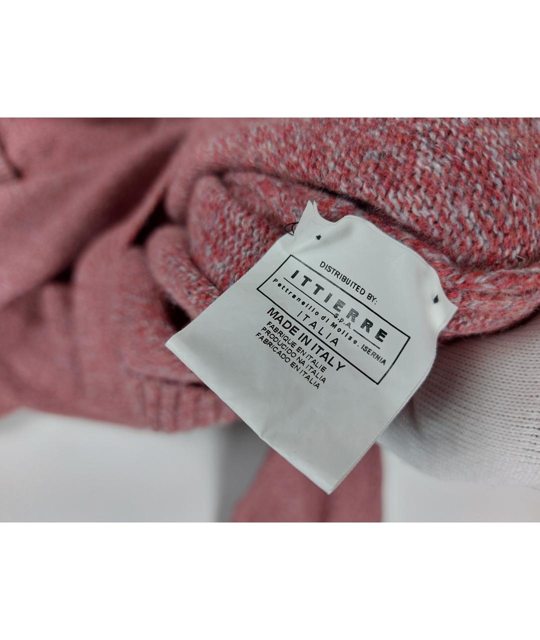 GIANFRANCO FERRE VINTAGE Розовый шерстяной джемпер / свитер, фото 5