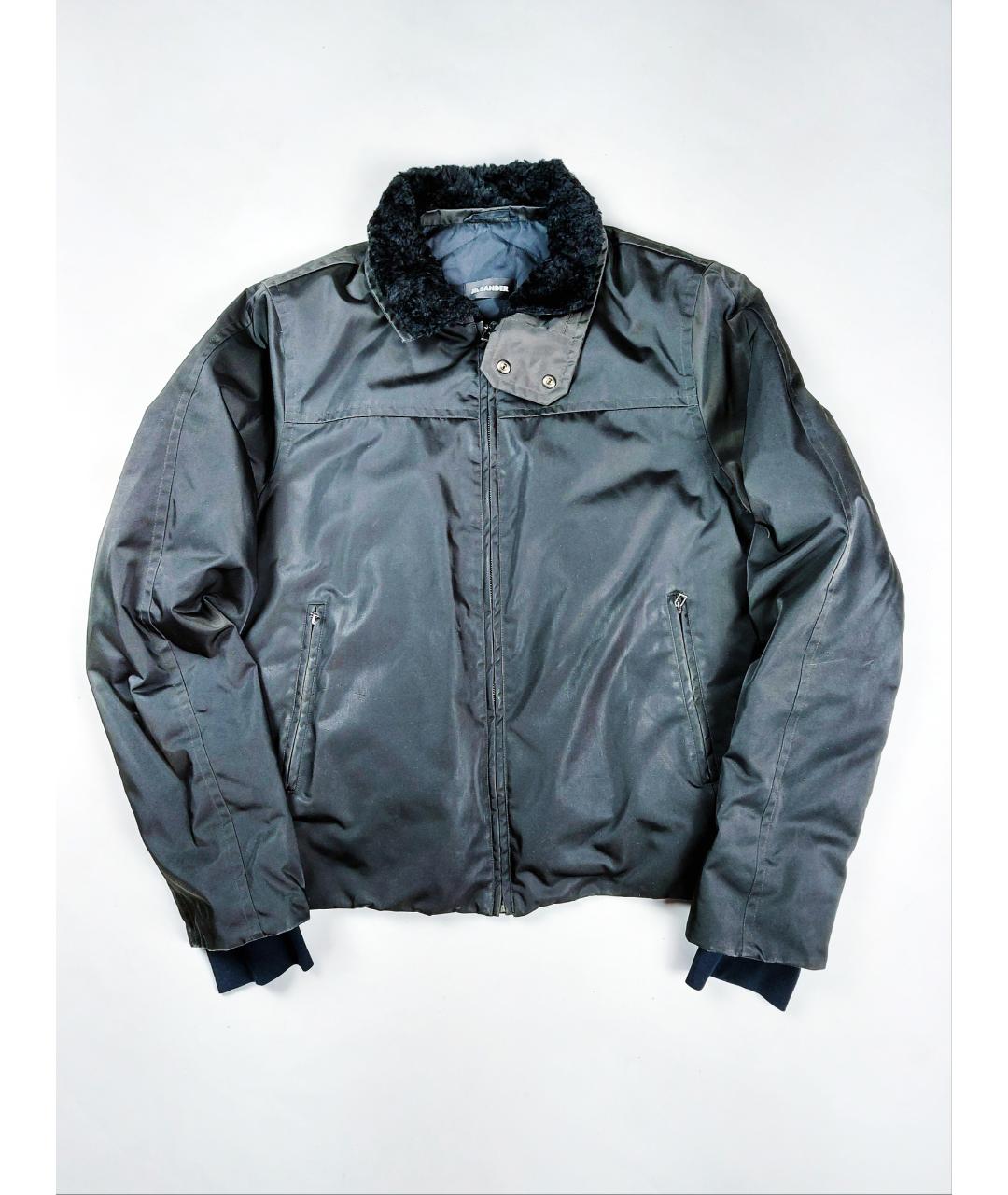 JIL SANDER Черная полиэстеровая куртка, фото 9