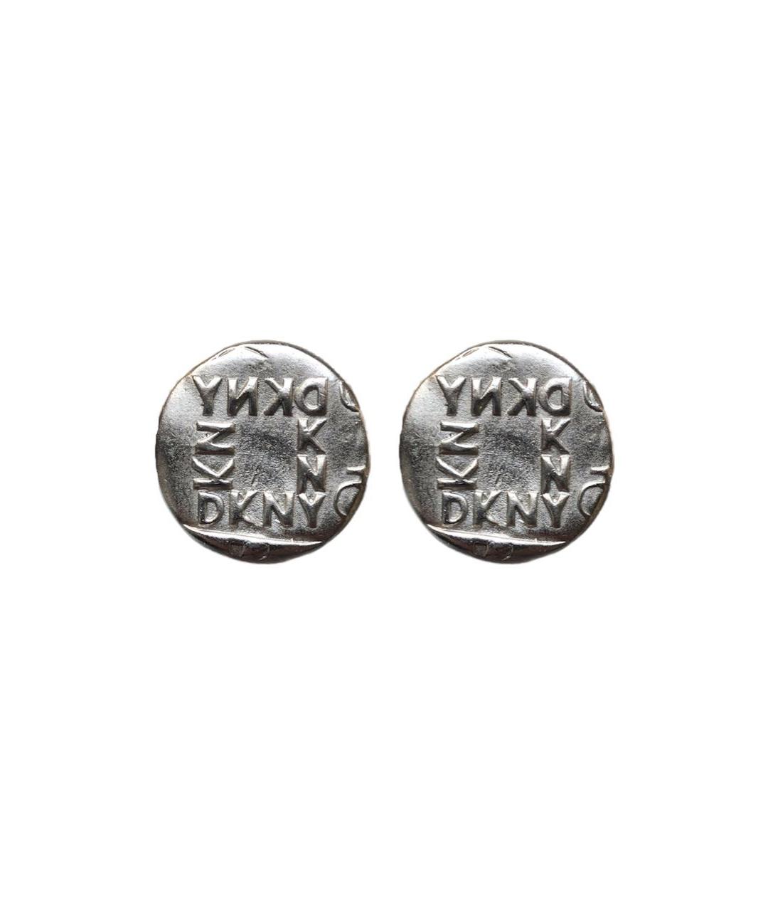 DKNY Серебряные металлические клипсы, фото 1