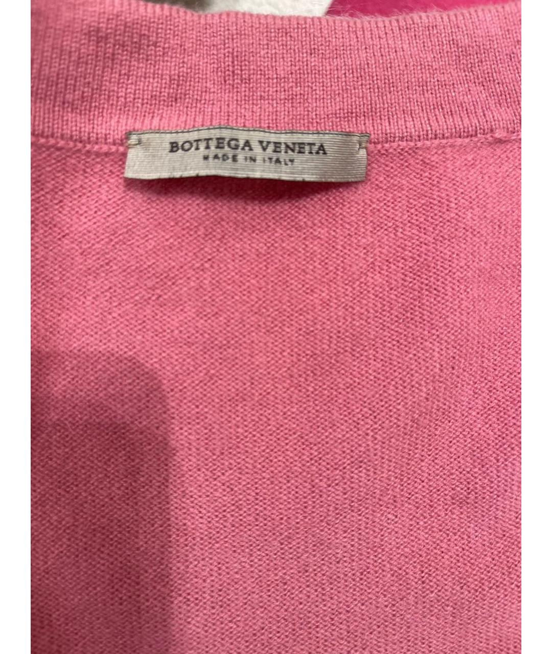 BOTTEGA VENETA Розовая кашемировая майка, фото 5