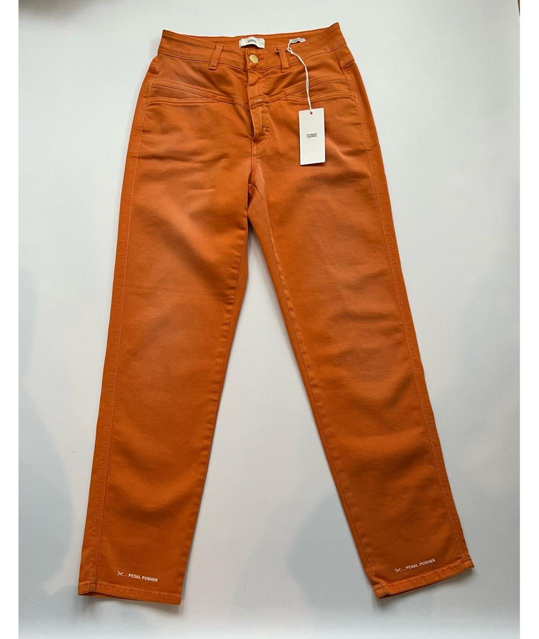 CLOSED Оранжевое джинсы слим, фото 6