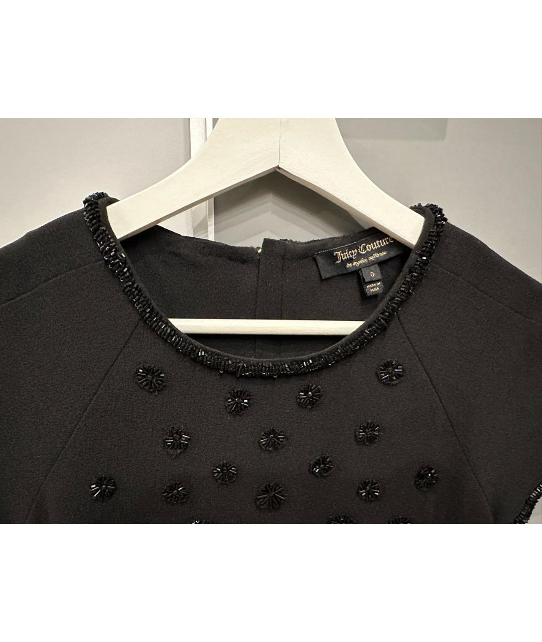 JUICY COUTURE Черное полиэстеровое вечернее платье, фото 3