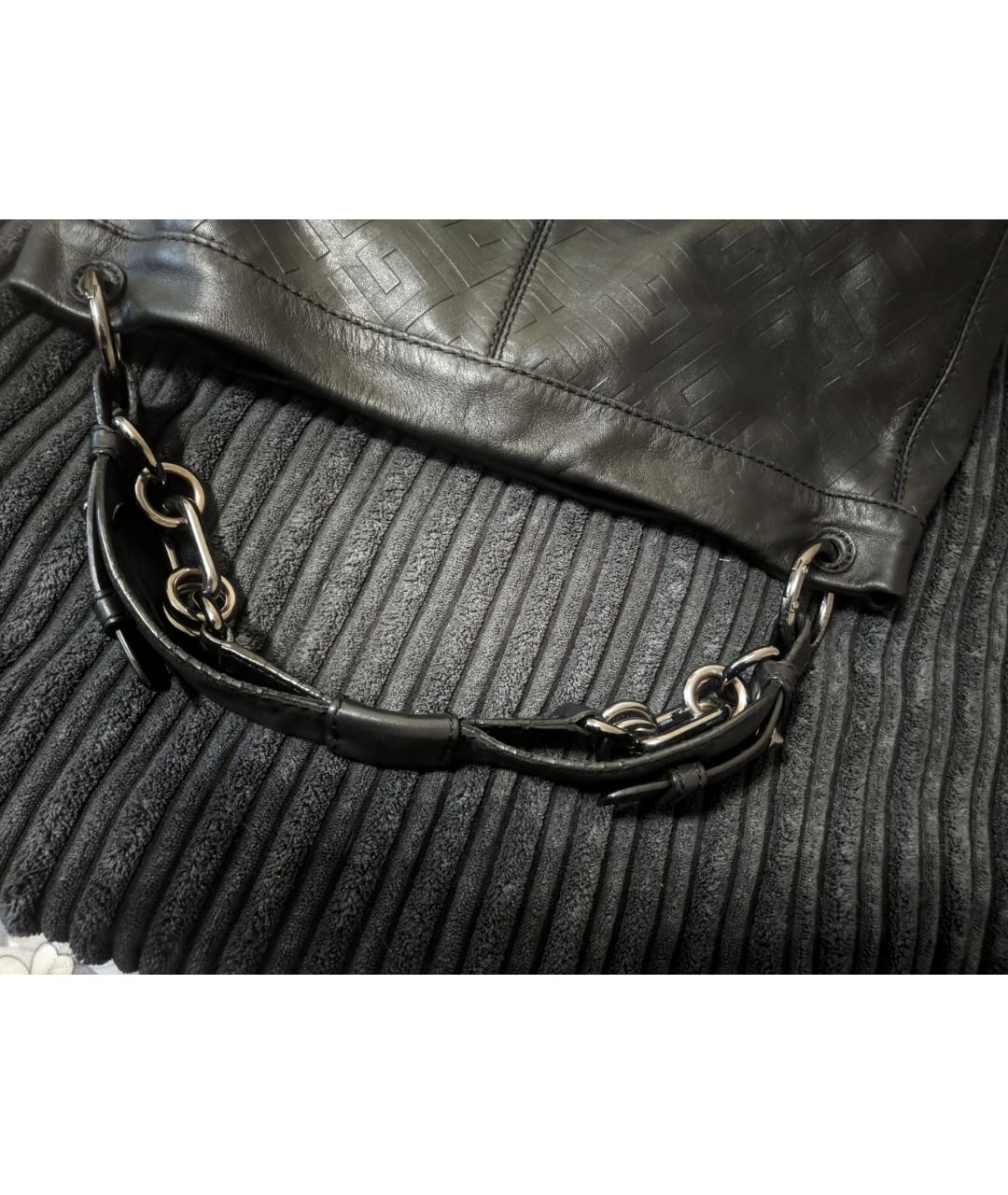 GIVENCHY Черная кожаная сумка с короткими ручками, фото 4