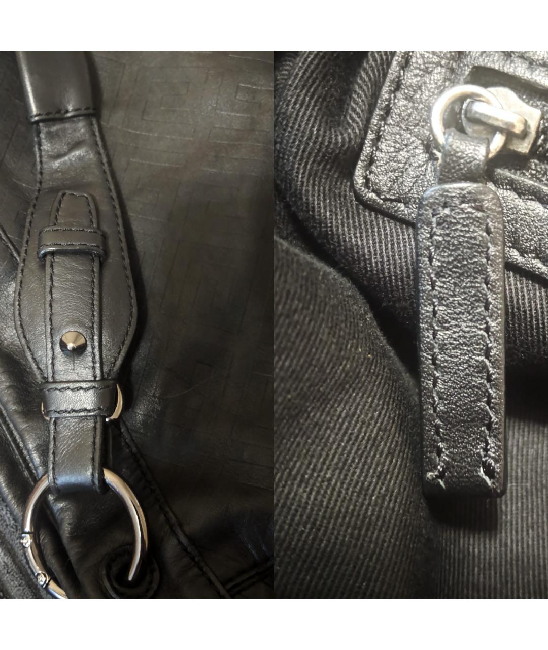 GIVENCHY Черная кожаная сумка с короткими ручками, фото 6