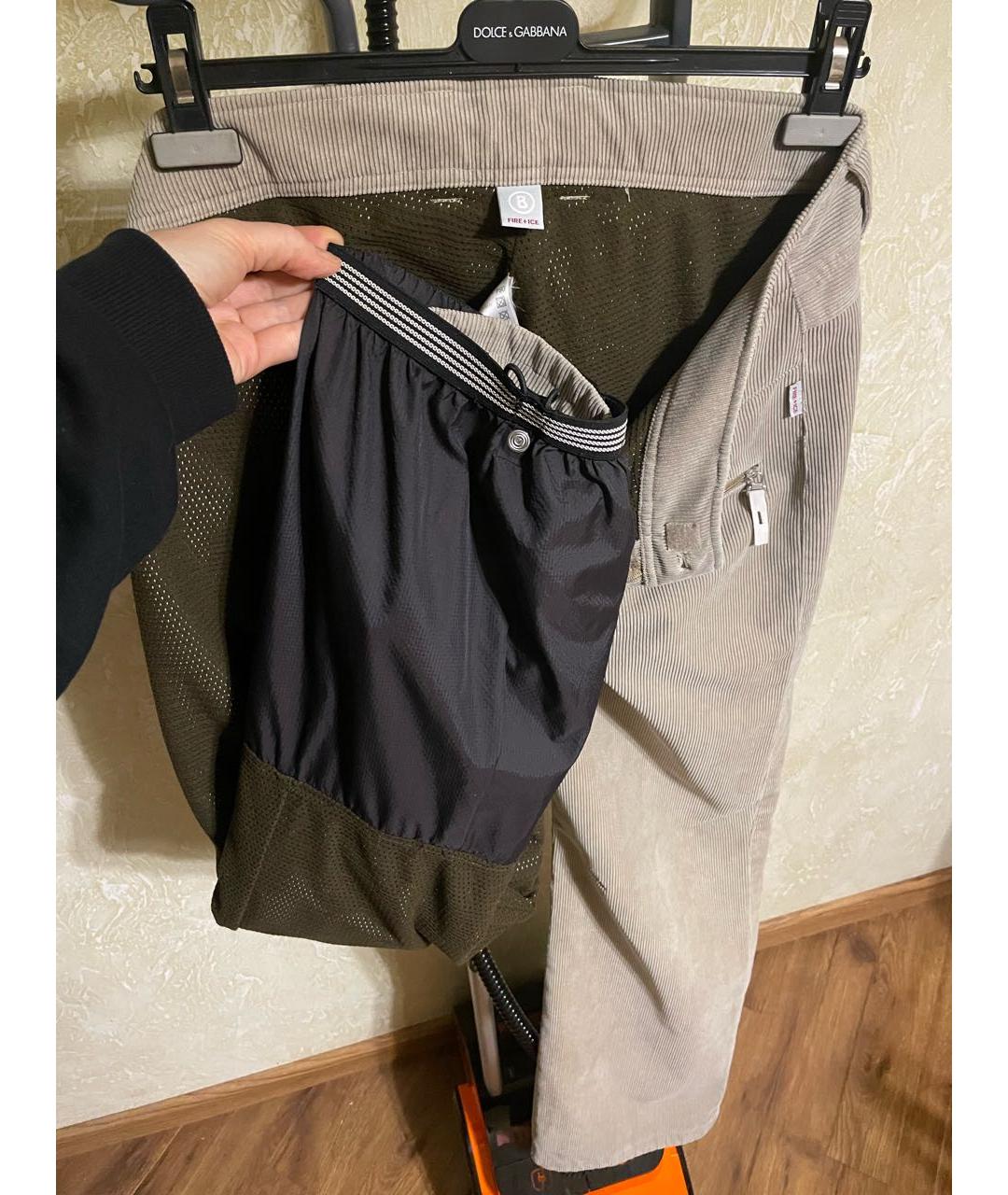 BOGNER Бежевые брюки широкие, фото 4