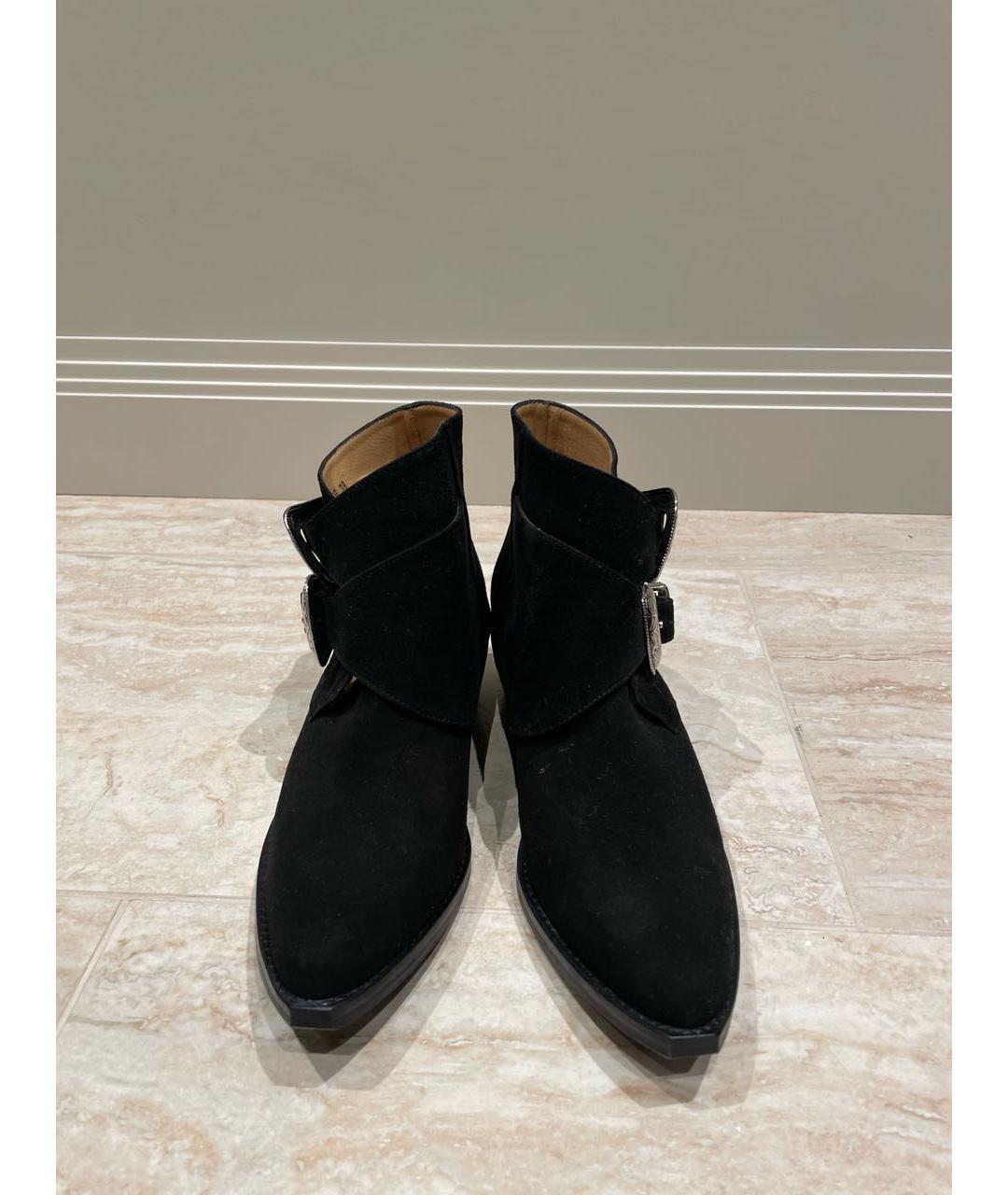 TOGA PULLA Черные замшевые ботинки, фото 2