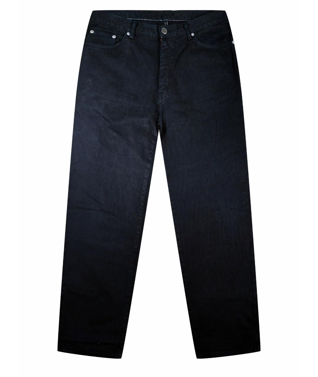 EDWIN Темно-синие хлопковые прямые джинсы, фото 1