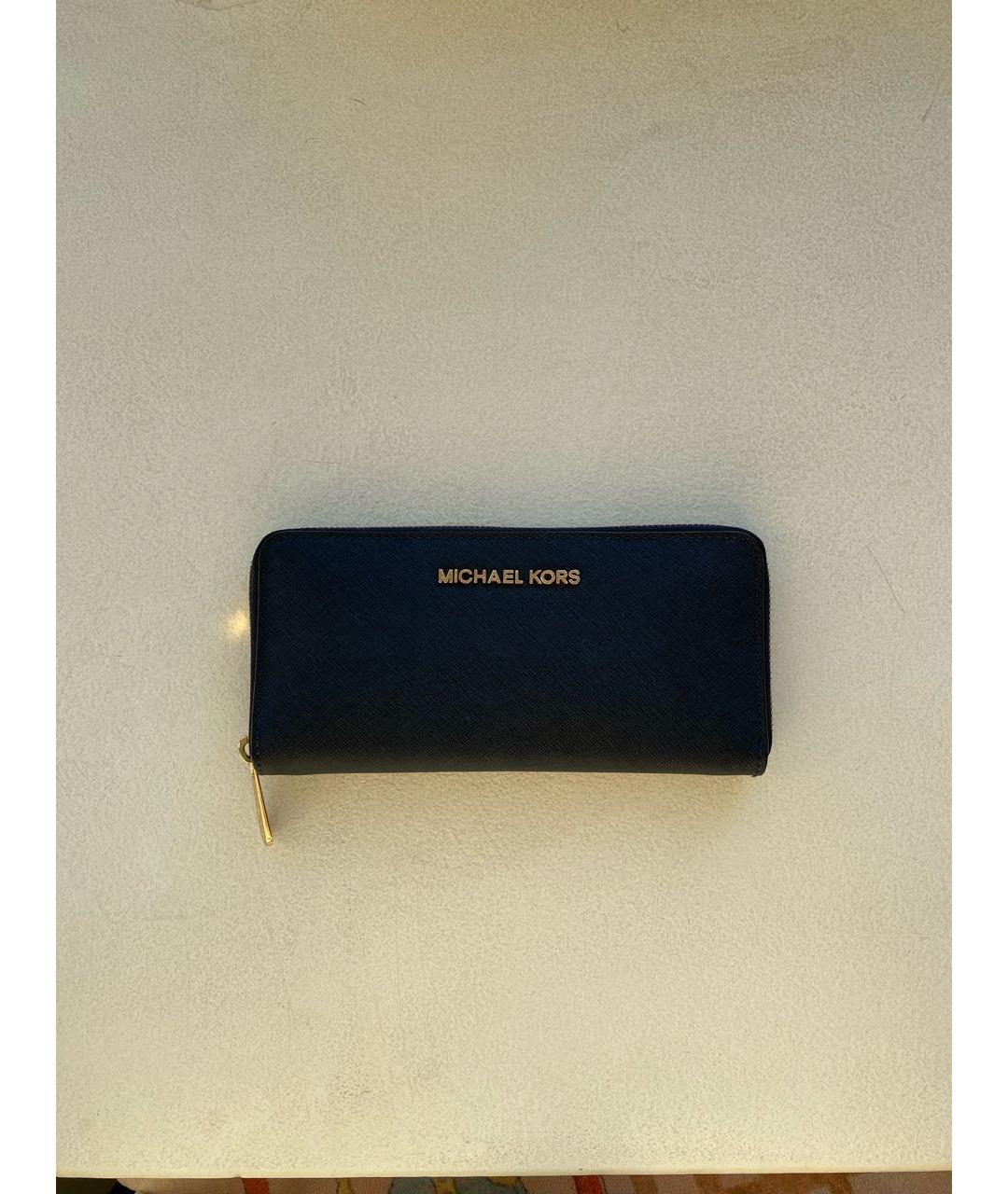 MICHAEL KORS Синий кошелек из искусственной кожи, фото 9