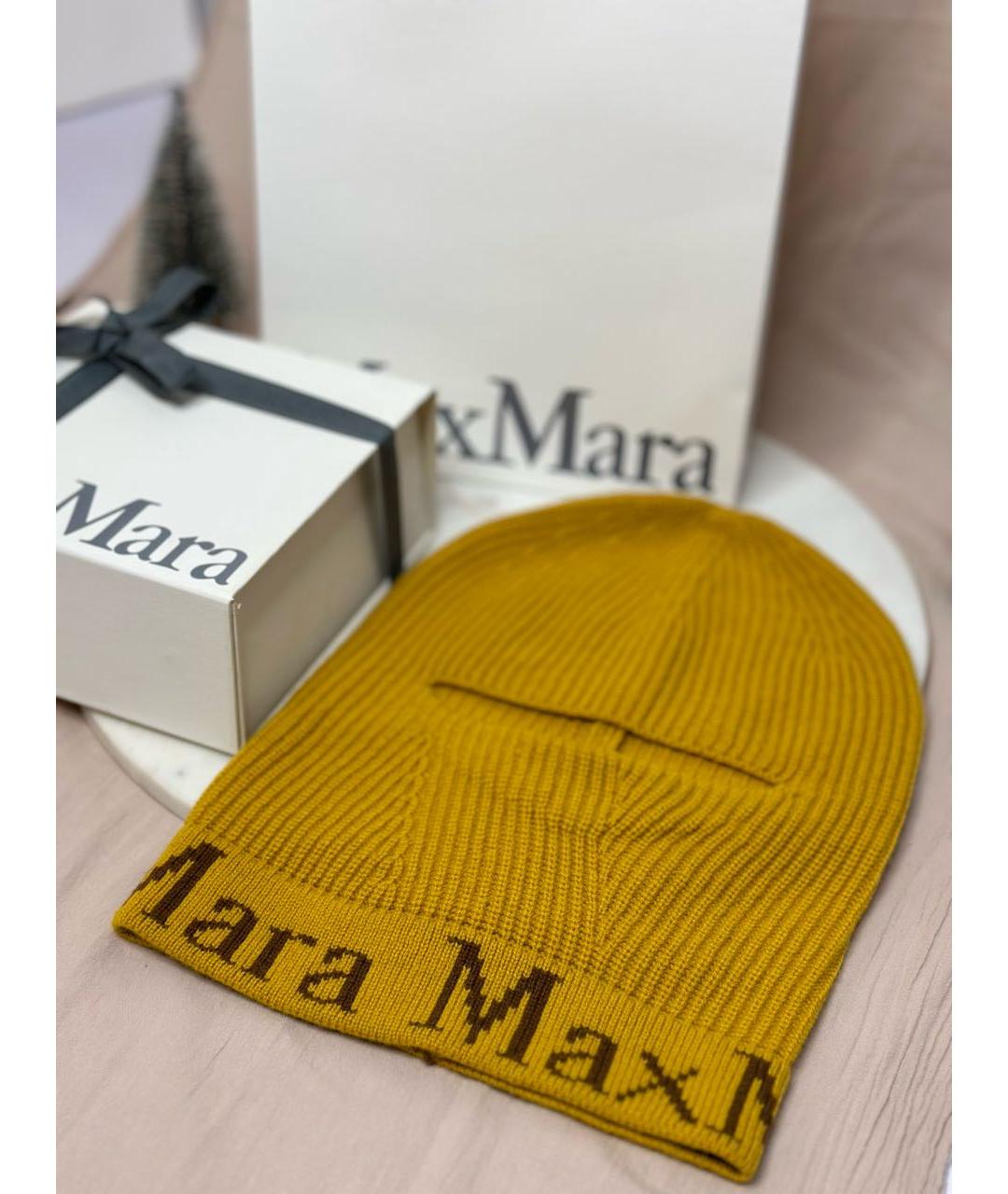 'S MAX MARA Горчичный капюшон, фото 4