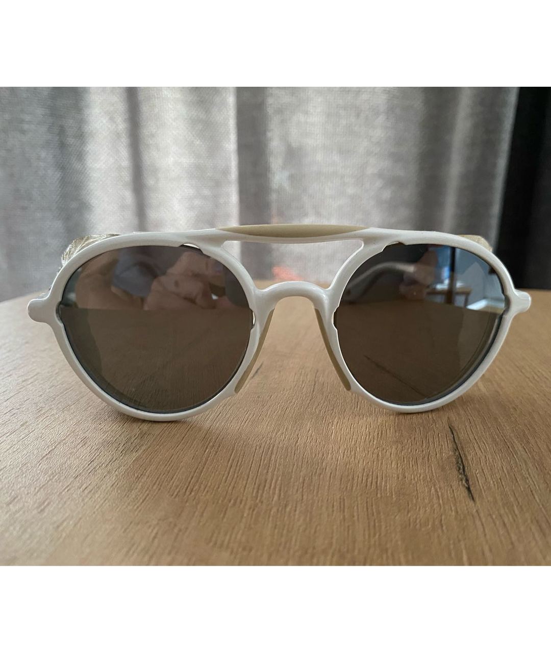 GIVENCHY Белые пластиковые солнцезащитные очки, фото 6