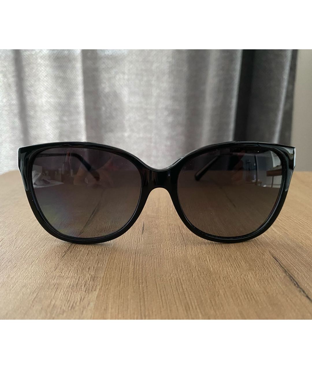 MICHAEL KORS Черные пластиковые солнцезащитные очки, фото 5
