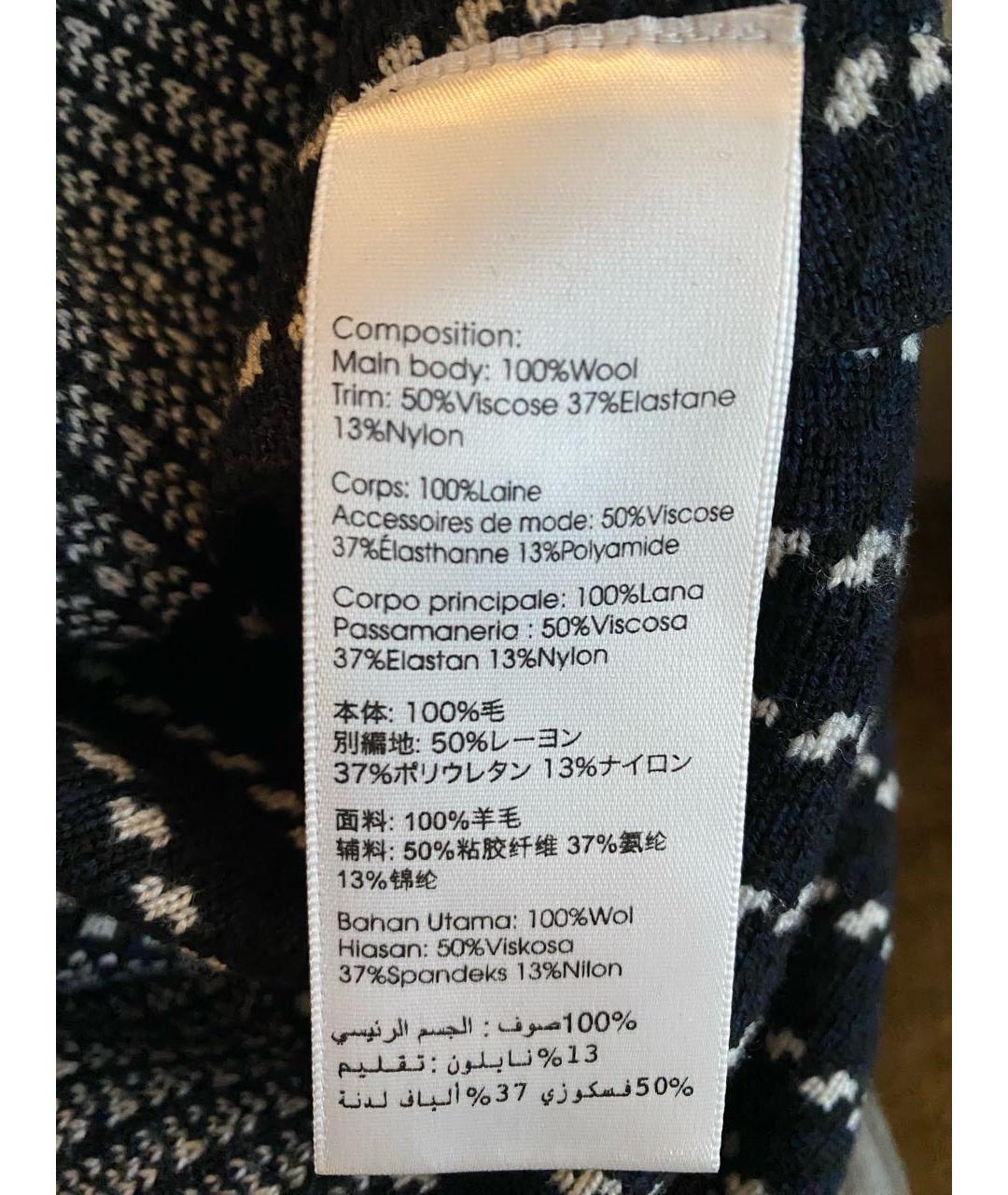 3.1 PHILLIP LIM Черное шерстяное платье, фото 4