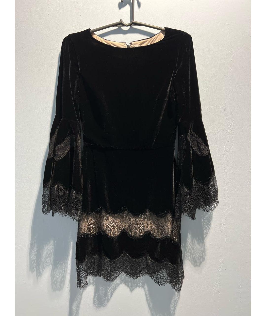 ALICE+OLIVIA Черное вискозное вечернее платье, фото 5