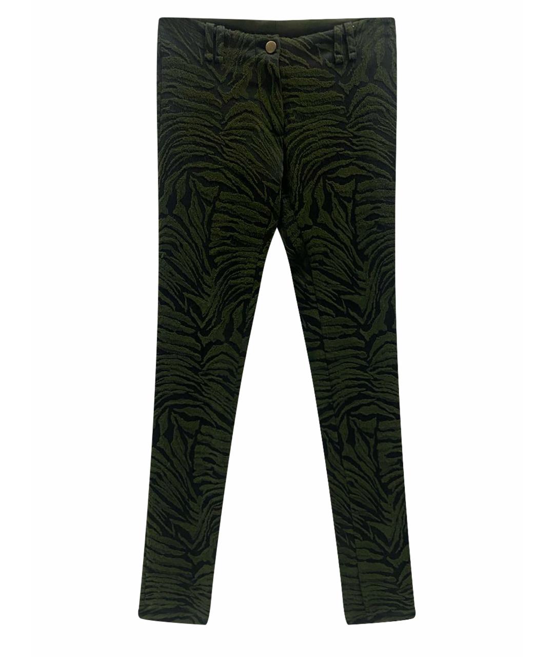 PLEIN SUD Зеленые брюки узкие, фото 1