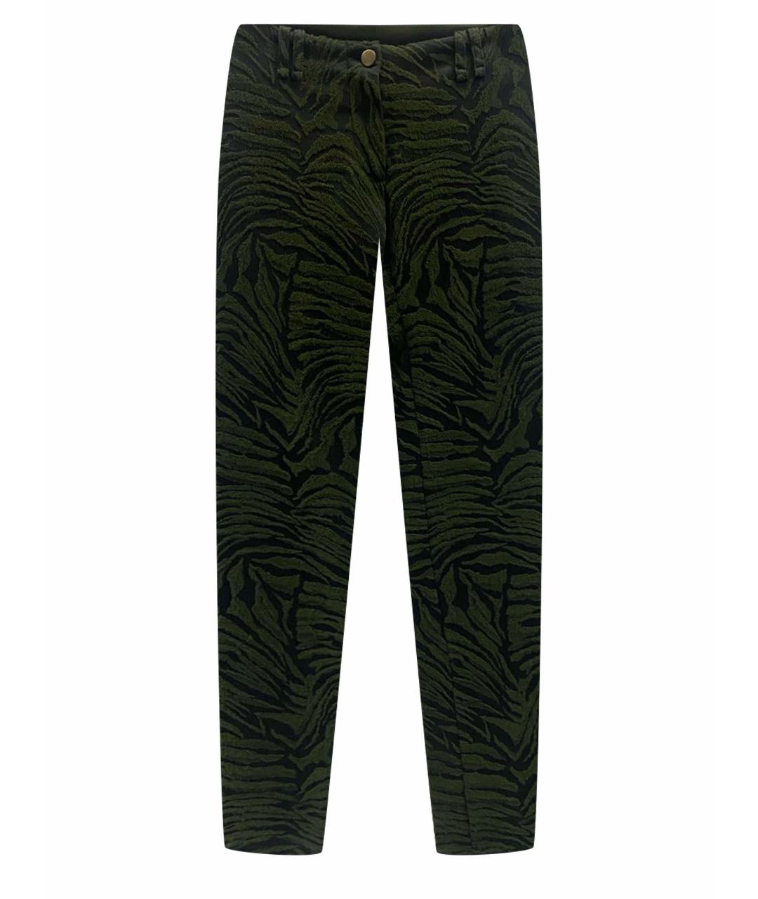 PLEIN SUD Зеленые брюки узкие, фото 1