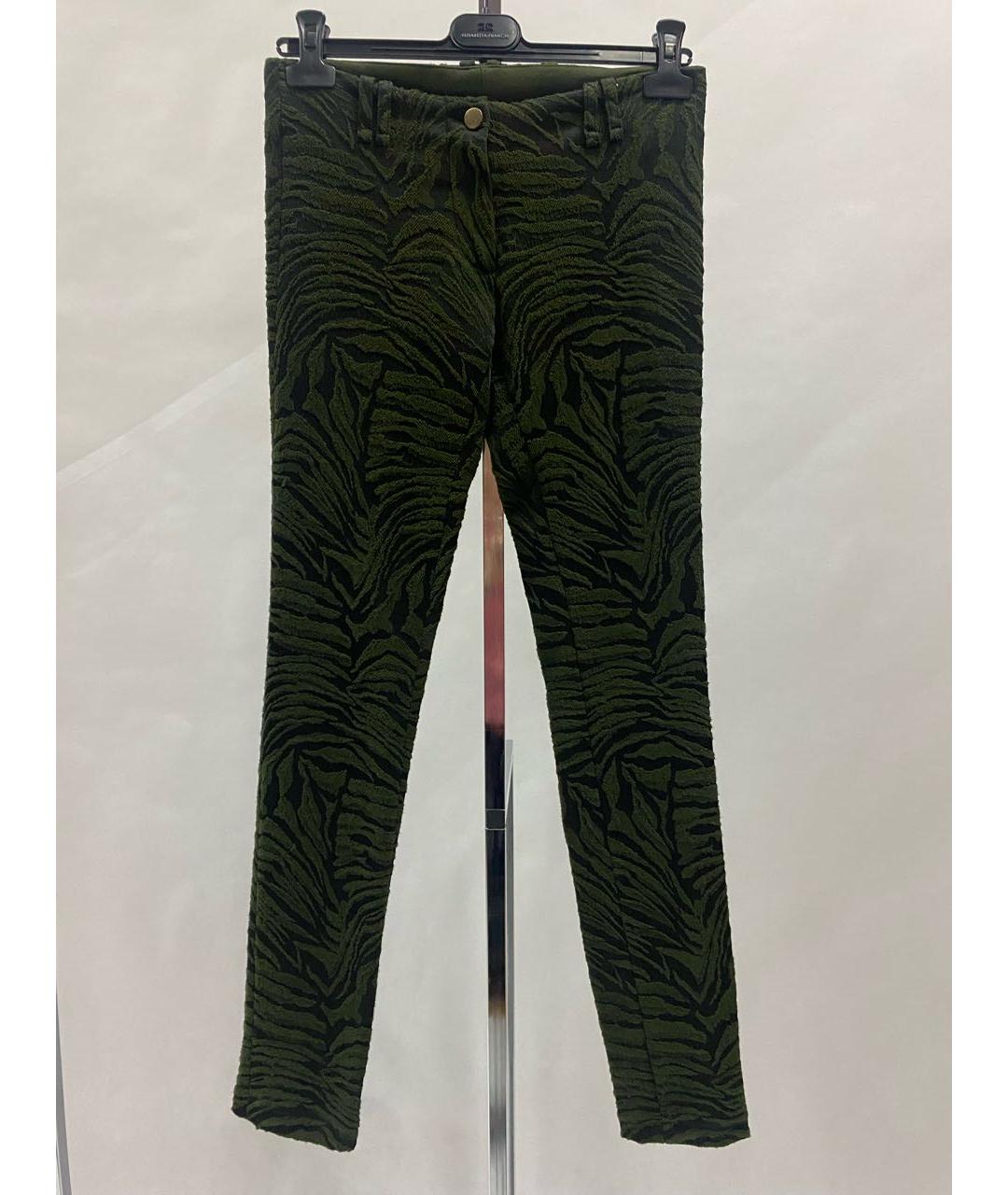 PLEIN SUD Зеленые брюки узкие, фото 8