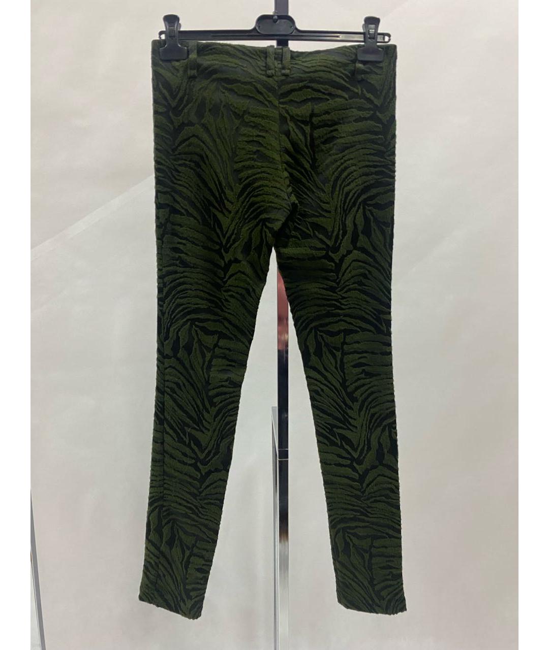 PLEIN SUD Зеленые брюки узкие, фото 2