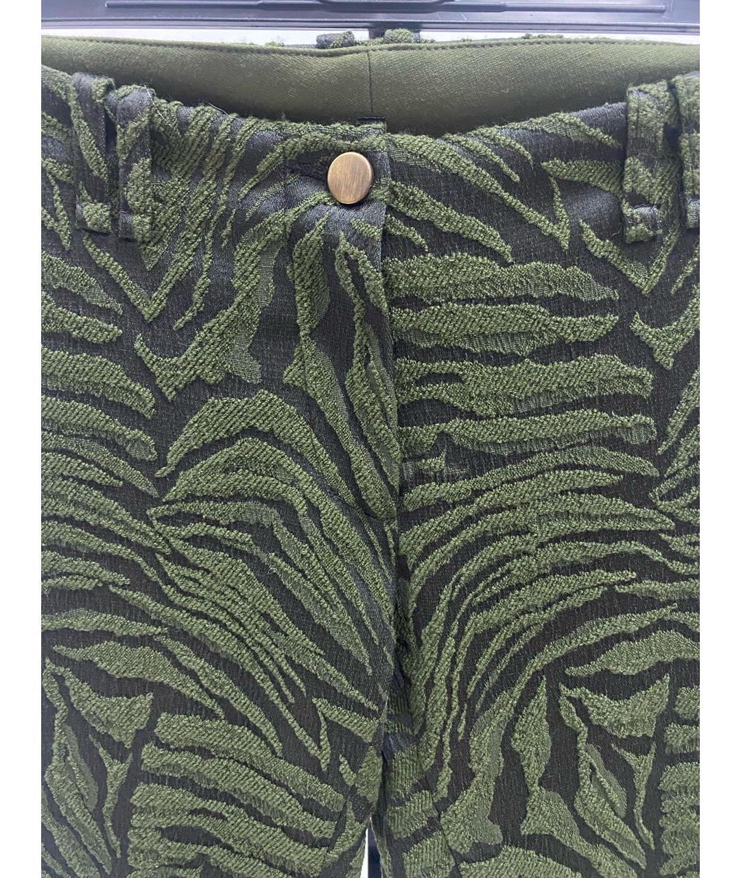 PLEIN SUD Зеленые брюки узкие, фото 3
