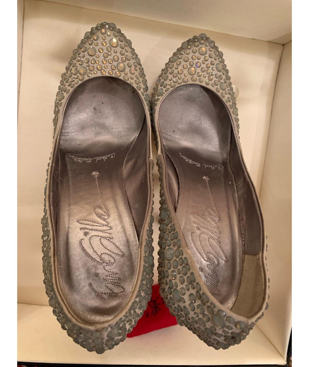 LE SILLA Серебряные туфли, фото 3