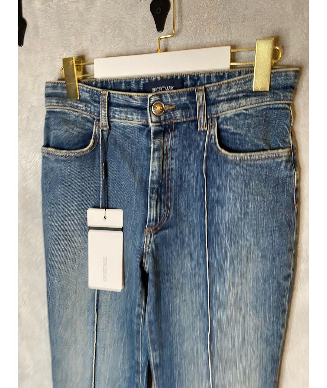 SPORTMAX Синий костюм с брюками, фото 6