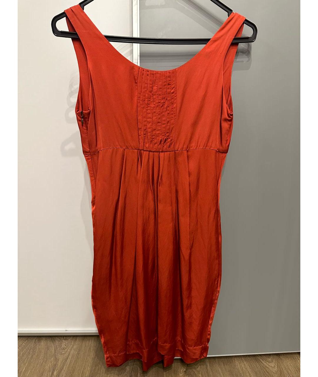DIESEL Красное шелковое платье, фото 2