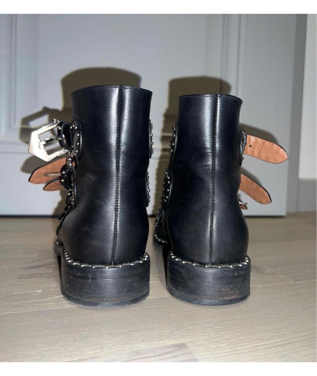 GIVENCHY Черные кожаные ботинки, фото 3