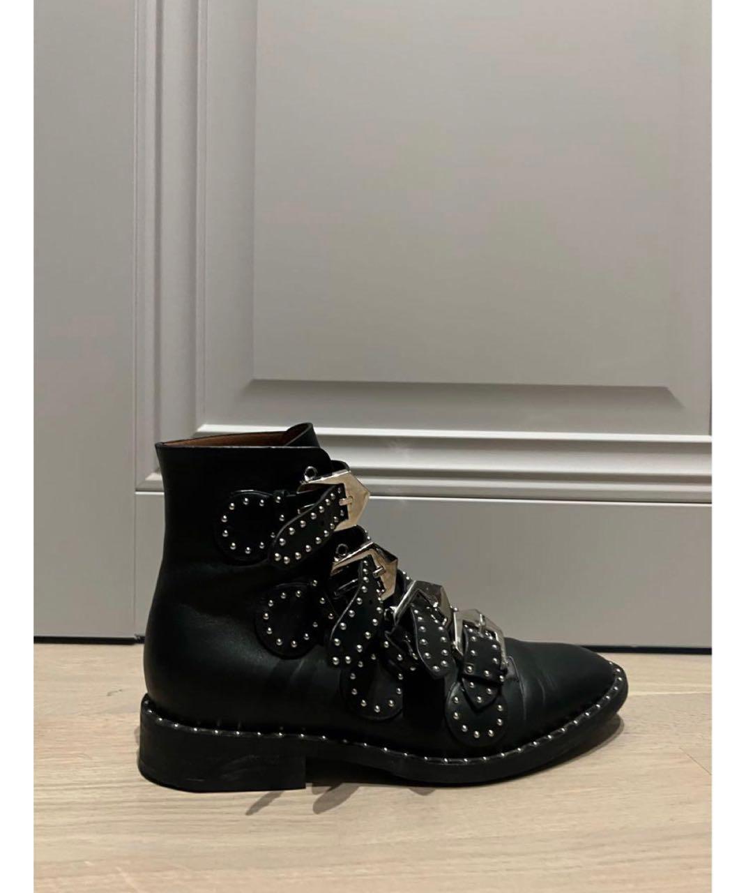 GIVENCHY Черные кожаные ботинки, фото 6