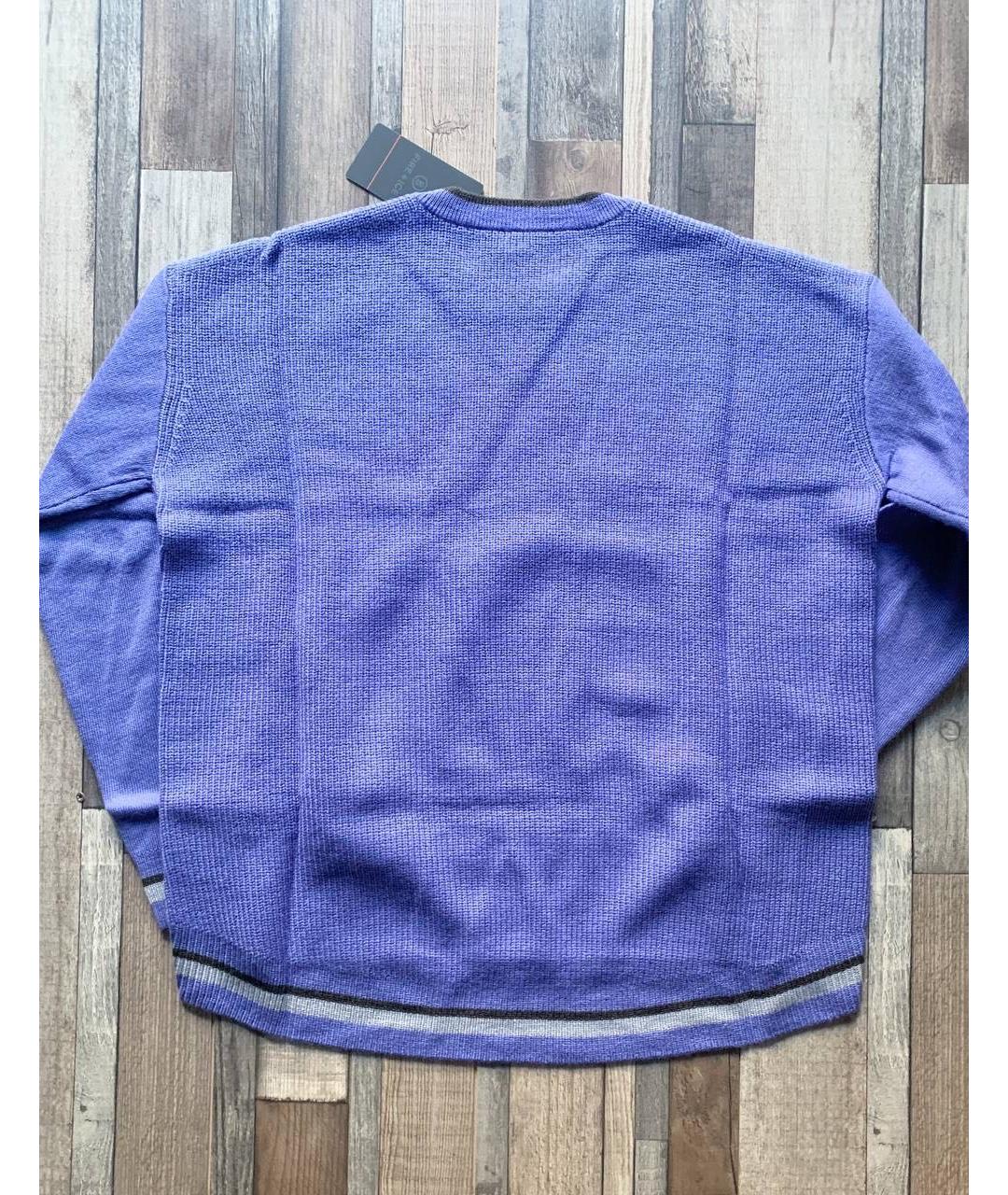 BOGNER Фиолетовый шерстяной джемпер / свитер, фото 3