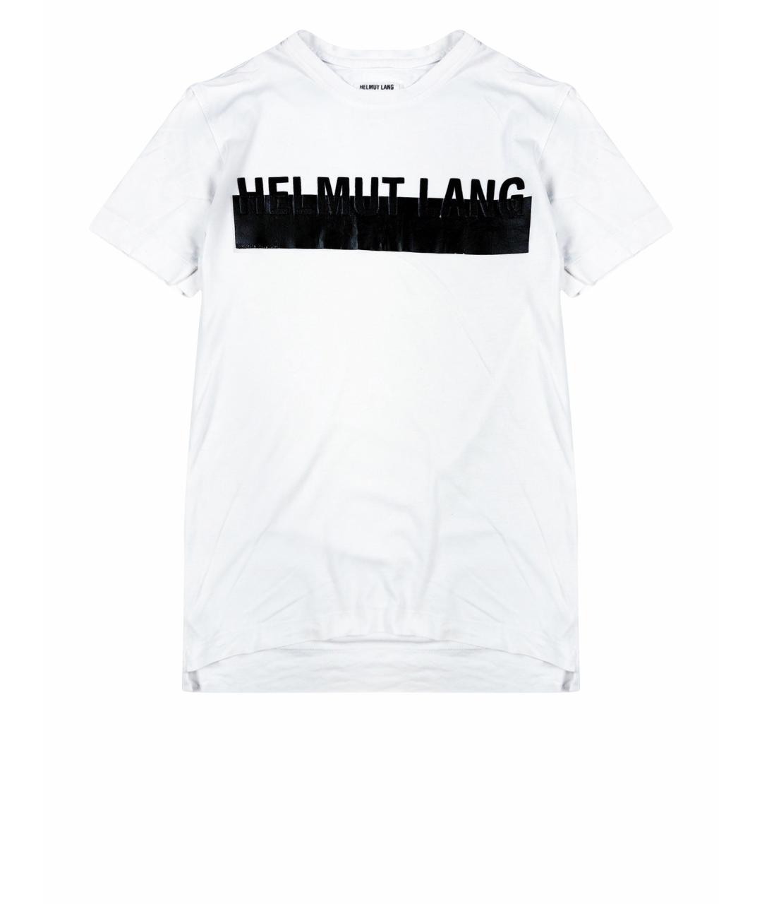 HELMUT LANG Белая хлопковая футболка, фото 1