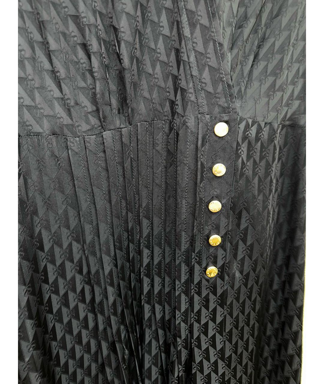 SANDRO Черное хлопковое повседневное платье, фото 3