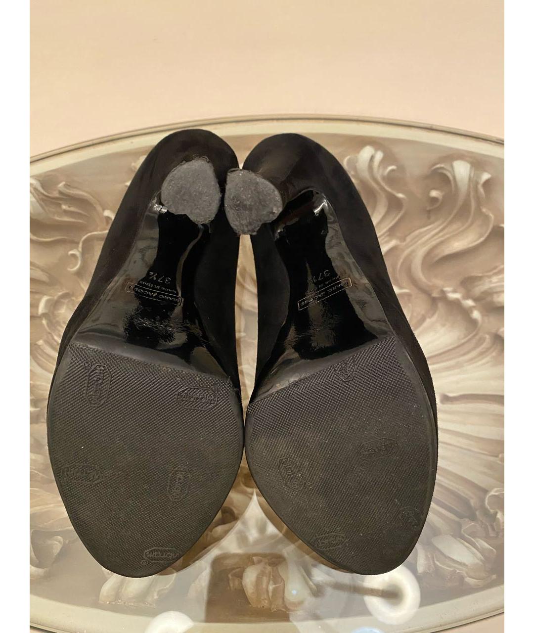 MARC JACOBS Черные замшевые туфли, фото 8