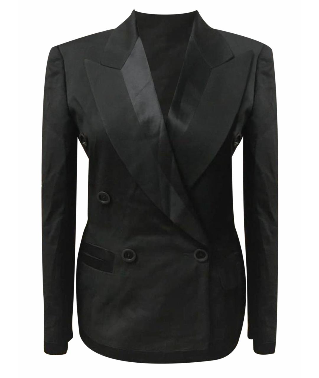 ESCADA Черный шерстяной жакет/пиджак, фото 1