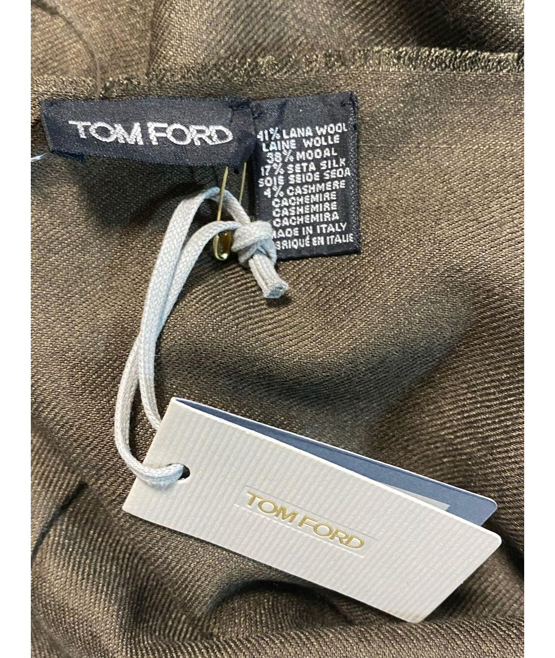 TOM FORD Хаки платок, фото 3