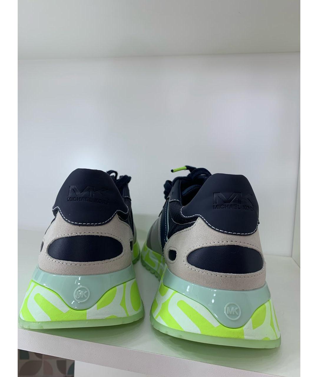 MICHAEL KORS Мульти кожаные низкие кроссовки / кеды, фото 3